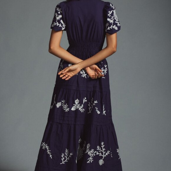 Anthropologie The Somerset Printed Maxi Dress - NWT - Size Large - Picture 11 of 11